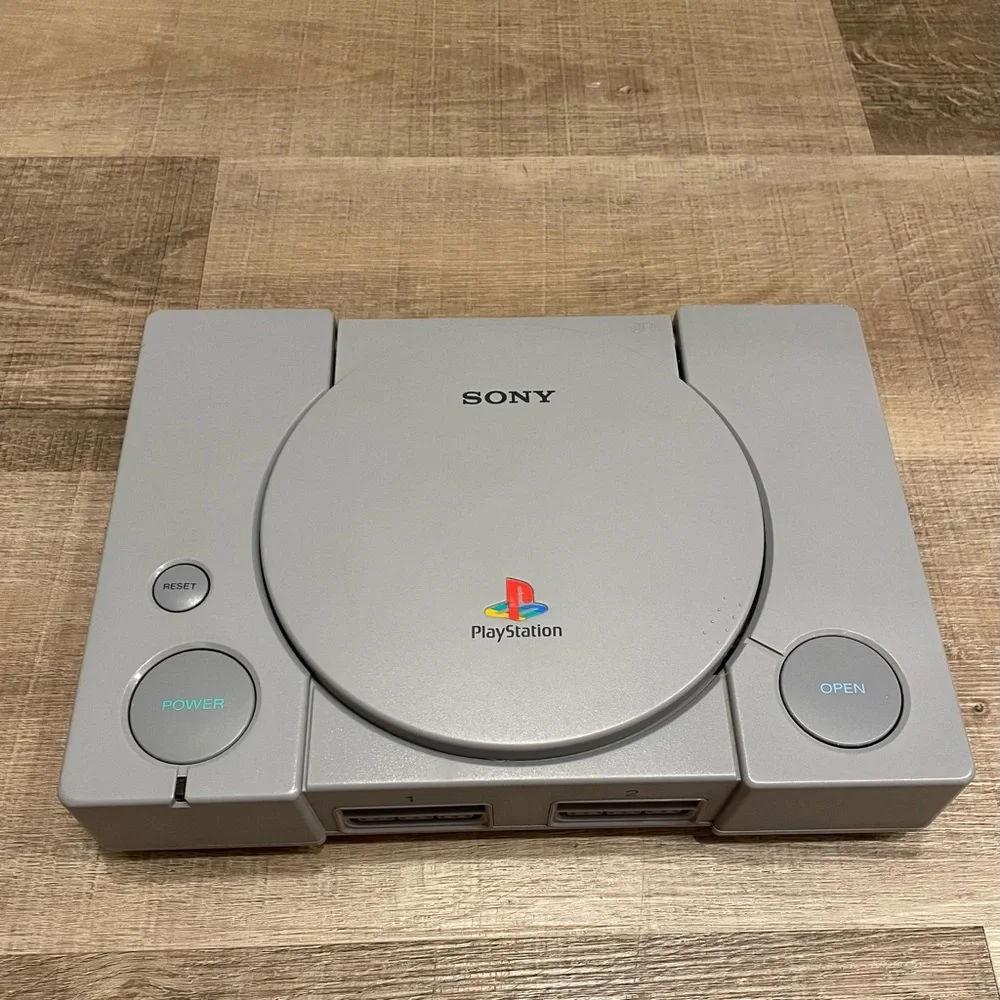 Vintage Sony PlayStation video game console